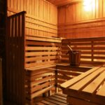 Empty modern and comfortable sauna for relax